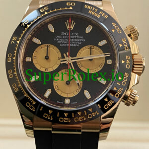 Rolex Cosmograph Daytona 40 Yellow Gold Black Index Dial Ref.116518LN