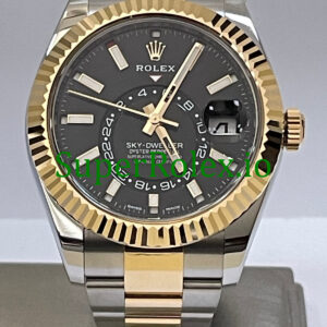 Rolex Sky-Dweller Yellow Rolesor Ref.326933- Black Index Dial