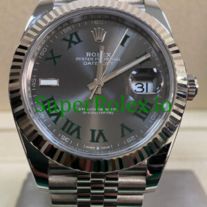 Rolex Datejust 41 Steel and White Gold Ref.126334