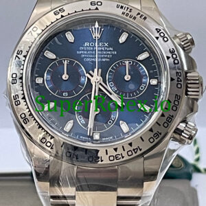 Rolex Cosmograph Daytona 40 White Gold Blue Index Dial Ref.116509