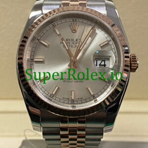Rolex Datejust 36 Steel and Everose Gold Sundust Dial Ref.116231