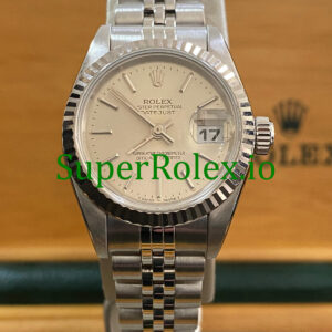 Rolex Lady-Datejust 26MM Steel Silver Index Dial Ref.69174